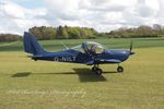 G-NILT @ EGHP - G-NILT 2014 Light Sport Aviation Ltd EV-97 Eurostar SL Microlight Popham 04.05.24 - by PhilR