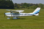 G-BPVA @ EGLM - Cessna 172F Skyhawk at White Waltham. Ex N8386U - by moxy