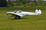 G-AVIL @ EGLM - Alon A-2 Aircoupe at White Waltham. Ex N5471E - by moxy