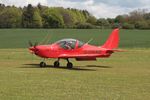 G-OBAD @ EGHP - G-OBAD 2014 Light Sport Aviation Ltd EV-97 Eurostar SL Microlight Popham 04.05.24 - by PhilR