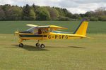 G-PGFG @ EGHP - G-PGFG 2001 Tecnam P92-EM Echo (modified) Popham 04.05.24 (2) - by PhilR