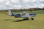 G-VORN @ EGHP - G-VORN 2004 Aerotechnik EV-97 Eurostar Popham 04.05.24 (3) - by PhilR