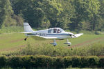 G-BANA @ EGTH - G-BANA 1967 CEA Jodel DR221 Dauphin Shuttleworth Best of British Airshow 12.05.24 (1) - by PhilR