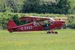 G-SVAS @ EGTH - G-SVAS 1961 Piper PA-18-150 Super Cub Shuttleworth Best of British Airshow 12.05.24 (1) - by PhilR