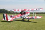 G-ANKT @ EGTH - 'K2585' (T6818, G-ANKT) 1944 DH82A Tiger Moth Shuttleworth Best of British Airshow 12.05.24 (2) - by PhilR