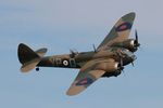 G-BPIV @ EGTH - L6739 (G-BPIV) 1943 Fairchild Canada built Bristol 149 Bolingbroke Mk4 (mod) flown as Blenheim Mk l Shuttleworth Best of British Airshow 12.05.24 (2) - by PhilR