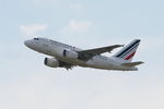 F-GUGM @ LFPG - Airbus A318-111, Climbing rwy 08L, Roissy Charles De Gaulle airport (LFPG-CDG) - by Yves-Q