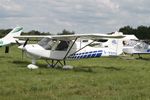 G-HBRB @ EGTB - G-HBRB 2018 The Light Aircraft Co Lts Ikarus C42 FB100 Bravo Booker 17.05.24 - by PhilR