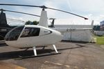 G-OCAF @ EGTB - G-OCAF 2018 Robinson R44 Cadet Booker 17.05.24