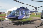 G-TOPM @ EGTB - G-TOPM 1991 Agusta AB206B Jet Ranger ll Booker 17.05.24 - by PhilR