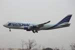 N537CA @ LMML - B747-400 N537CA National Airlines - by Raymond Zammit