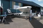 N656JM @ EGTB - N656JM 1980 Reims Cessna  FR182 Skylane Booker 17.05.24 - by PhilR