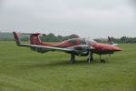 OE-FLZ @ EGTB - OE-FLZ Diamond Aircraft DA-42 NG Twin Star Booker 18.05.24 - by PhilR