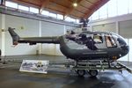 G-CMBM @ EDNY - MBB Bo 105CB-4 (minus main rotor blades) at the AERO 2024, Friedrichshafen - by Ingo Warnecke