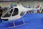 F-HGDE @ EDNY - Guimbal Cabri G2 of Heli NRW at the AERO 2024, Friedrichshafen - by Ingo Warnecke