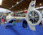 F-HUHU @ EDNY - Guimbal Cabri G2 of Heli NRW at the AERO 2024, Friedrichshafen - by Ingo Warnecke