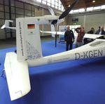 D-KGEN @ EDNY - Akaflieg Stuttgart e-Genius hybrid powered by Mercedes-Benz OM660 diesel and an electric Motor, at the AERO 2024, Friedrichshafen - by Ingo Warnecke