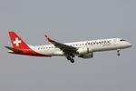 HB-JVN @ LMML - Embraer 190LR HB-JVN Helvetic Airways - by Raymond Zammit