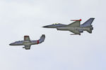 OY-LSD @ EKVL - Værløse 13.8.2023 L-29+ F-16AM E-186 - by leo larsen