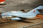 N17KM @ RTS - N17KM light blue painted seen at Reno Air Races in Sept 1993. - by Marc Van Ryssel