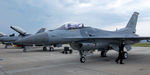 93-0540 @ KOQU - F-16 Demo firing up at the RI air show 09 - by Topgunphotography