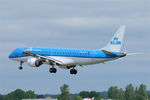 PH-EZY @ EGSH - Landing at Norwich. - by Graham Reeve