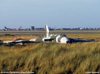 XL392 - XL 392 at the fire dump at RAF Valley on Angelsey - by Fergal Goodman