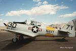 N666SS @ RTS - N666SS race #30 Archimedes was flown bt Bill Eberhardt during the Reno Air Races in Sept 1994. - by Marc Van Ryssel