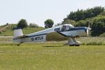 G-ATLV @ EGHP - G-ATLV 1960 Wassmer Jodel D120 Paris-Nice Jodel Fly In Popham 02.06.24 (2) - by PhilR
