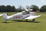 G-BDMW @ EGHP - G-BDMW 1959 SAN Jodel DR100A Ambassadeur  Jodel Fly In Popham 02.06.24 - by PhilR