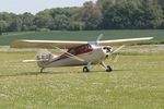G-BUAB @ EGHP - G-BUAB 1947 Aeronca 11AC Chief Jodel Fly In Popham 02.06.24 (1)