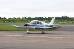 G-KIMB @ EGSU - G-KIMB 1970 Avions Pierre Robin CEA Jodel DR300 140D Day Display Duxford 01.06.24 - by PhilR