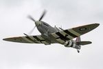 G-ASJV @ EGSU - MH434 (G-ASJV) 1943 VS Spitfire IXB D Day Display Duxford 01.06.24 (2) - by PhilR