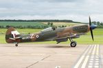 G-SPIT @ EGSU - MV293 (G-SPIT) 1944 VS Spitfire FRXIV D Day Display Duxford 01.06.24 (3) - by PhilR