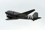 N74589 @ EGSU - N74589 (42-24064) 1943 Douglas C-47 D Day Display Duxford 01.06.24 (3) - by PhilR
