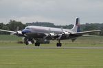 OE-LDM @ EGSU - OE-LDM 1958 Douglas DC-6B Red Bull D Day Display Duxford 01.06.24 (7) - by PhilR