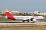 EC-IXD @ LMML - A321 EC-IXD Iberia - by Raymond Zammit