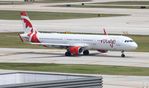 C-FJOU @ KFLL - Rouge A321 zx FLL-CYUL - by Florida Metal