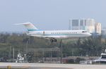 N70PS @ KFLL - Global Express zx BDA-FLL - by Florida Metal