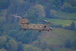 ZK558 - Flying over Abergavenny - by Alex Lee