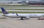 N663UA @ KORD - Boeing 767-322 - by Mark Pasqualino