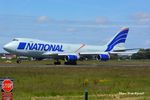 N663CA @ EBOS - N663CA landing at Ostend Airport. - by Marc Van Ryssel