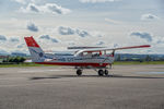 HB-CYF @ LSZG - At Grenchen, with new paint-scheme - by sparrow9