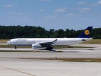 D-AIKM @ RDU - Lufthansa 408 Heavy arriving from FRA. Still in the old livery! - by Ryan Hunt