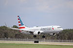 N354PT @ KRSW - American Flight 1451 arrives on Runway 24 at Southwest Florida International Airport following a weather diversion on a flight from Harry Reid International Airport to Miami International Airport - by Suncoast Spotter
