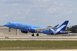 N229BZ @ KRSW - Breeze Flight 537 taxis at Southwest Florida International Airport prior to flight to Bradley International Airport