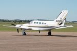 N2668A @ EGSU - N2668A 1982 Cessna 421C Duxford 25.06.24 - by PhilR
