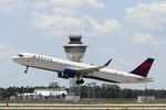 N524DE @ KRSW - Delta Flight 707 departs Runway 6 at Southwest Florida International Airport enroute to Boston-Logan International Airport - by Suncoast Spotter