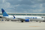 N17329 @ KRSW - United Flight 1224 sits at Gate D6 at Southwest Florida International Airport preparing for flight to Newark-Liberty International Airport - by Suncoast Spotter