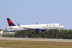 N503DZ @ KRSW - Delta Flight 707 arrives on Runway 6 at Southwest Florida International Airport following flight from Boston Logan International Airport - by Suncoast Spotter